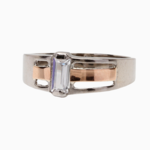 серебряное кольцо с цирконом  57204970